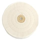 Simplyシルバー – 6 " Buffingソフト研磨ホイール1 / 2 " Arborバッファポーランドフィット最もベンチ研磨機