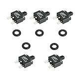 5 アンペアの熱回路ブレーカー押しボタン手動リセット過負荷保護スイッチ 5A 125/250V AC 32V DC 2ピン 5個