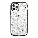 CASETiFY インパクトケース iPhone 12 Pro - Bunnies by foxy illustrations - クリア ブラック