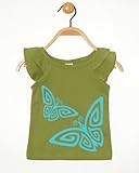 フラッタースリーブトップ(バタフライ) (18－24ヶ月(80～90))