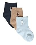 【並行輸入】RALPH LAUREN(ラルフローレン) ベビーソックス　くつ下　３足セット 18～24ｍ（12ｃｍ）