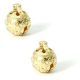 [Proooooces] 鈴 ベル 手芸 2個入り 18mm ハンドメイド ゴールド 金鈴 スズ すず ハンドメイド小物 御守りに クリスマス イベント 飾り 1