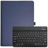 LUCA TE10D1M64-KV1H ケース LUCA TE10D1M64-KV1H キーボード 9～11インチタブレット通用ケース タブレットカバー Bluetoothキーボード付きカバー 分離式キーボード スタンド機能 四隅固定 全面保護 (A-ブルー, LUCA TE10D1M64-KV1H)