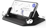 [2021 New]カーホルダー用の片手スマートフォンホルダー 取り付けが簡単 安全に運転でき 視界を遮らない 幅を調整可能 さまざまな携帯