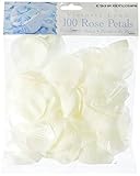 Darice RC-7209-29 Decorative Satin Loose Rose Petals, Cream/Pink, 100-Pack [並行輸入品]