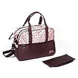 Diaper Bag Large Capacity Bags with Chaning Pad,Pink by Baby Lovess