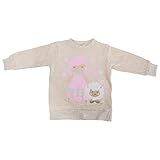 ベビー・赤ちゃん・キッズ・子供用 フリース裏地 スウェットトップス トレーナー スウェットシャツ (12-18ヶ月) (リトル・ボー・ピープ)