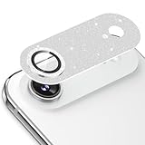 Podick カメラカバー iPhone Air用 カメラフィルム キラキラ 9H強化ガラス アルミ合金 耐衝撃 いphone17air カメラ保護 高透過率 キズ防止 露出オーバー防止 一体化 全面保護 気泡ゼロ 指紋防止 貼り付け簡単 アイフォン17エア 対応 レンズプロテクター(17Air,シルバー)