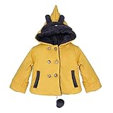 Domybest 秋冬 子供服 ダウンジャケット 子供コート 女の子 0-4歳 フード付き かわいい 暖かく保つ かわいい 誕生日 七五三 新年会 大晦日 記念日 お祝い ギフト