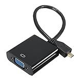 1080P Micro Hdmi Male To Vga Female Converter Adapter Cable