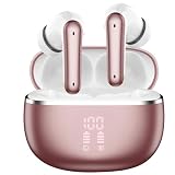 イヤホン bluetooth ワイヤレスイヤホン 【最先端Bluetooth5.4& ENCノイズキャンセリング+DNS技術】 ブルートゥース イヤホン LEDディスプレイ表示 60時間連続再生 Type-C急速充電 ぶるーとぅーすイヤホン 小型/軽量 マイク付き 通話用 快適な装着感 Hi-Fi 自動ペアリング IPX7防水 WEB会議通勤/通学/スポーツ/音楽/ゲーム