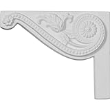 Ekena Millwork SB08X06PE-L 8-Inch W by 6 1/2-Inch H by 3/4-Inch D Pearl Stair Bracket, Left [並行輸入品]