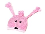 (マッドパイ)Mud Pie ベビー ハット/帽子/ニット帽 173099 Hat/Poodle ピンク [並行輸入品]
