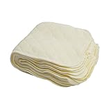 KLUMA　布おむつ　コットン　速乾　ふんわり　やわらか　高吸水　通気性　再利用可能　男の子　女の子　10枚入り