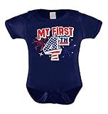 My First 4th of Julyボディスーツ カラー: ブルー
