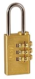 Kasp K11020D Cadenas en laiton à combinaison 20 mm