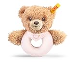Steiff 12cm Sleep Well Bear Grip Toy (Pink) by Steiff