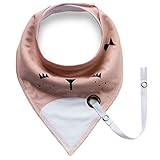 Bartram ベビー ビブ よだれかけ 三角 唾液タオル コットン100% 柔らかい 2層タイプ かわいい 三角 吸水性 速乾性 調整可能 (スタイル1)