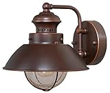 Vaxcel OW21581BBZ Harwich 8-Inch Outdoor Wall Light, Burnished Bronze [並行輸入品]