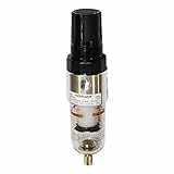 Interstate Pneumatics WB1330 1/4 Inch Mini Filter / Regulator - Poly Bowl - w/o gauge by Interstate 