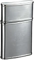 Visol VF2064 Flip Top Mirror Finish Stainless Steel 2.5 oz. Hip Flask