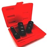 Simplyシルバー – Neiko 3 Pc 1 / 2 " Dr。フリップインパクトソケットセット自動車リムタイヤラグナットショップツール