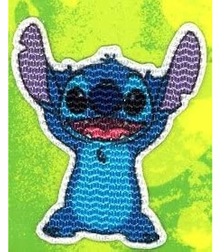 Amazon | パイオニア ディズニー スティッチ ワッペン 高さ4.7cm