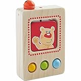 HABA Baby's First Phone - Classic and Simple Wooden Toy - Stimulates Imagination and Role Play [並行輸入