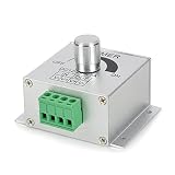 アルミニウム合金8 LEDのロータリーディマー – シルバー( DC 12 ~ 24 V )