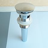 Aero Snailクロム浴室蛇口Vessel化粧台シンクポップアップオーバーフローとドレインストッパー HGF11-S