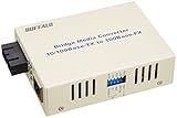 BUFFALO 光メディアコンバータ 100BASE-TX←→100BASE-FX(SC)変換 シングルモード20km LTR2-TX-SFC20R