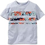 オシュコシュ OSHKOSH/ オシュコシュオリジナルグラフィックティ ブルー トップス半袖Tシャツ 2歳【並行輸入】