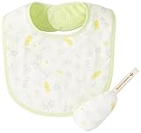 やわらぎ スタイ ふわふわ6重ガーゼ織り ウルソン モクモク グリーン20×29cm