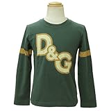 [ディーアンドジージュニア] D&G JUNOR ロゴ長袖Tシャツ DGL45248GRE 6Aサイズ