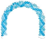 【風船：バルーン】クラスターバルーン：アーチキット（２クリアー/クリアブルー/クリアライトブルー計70個）