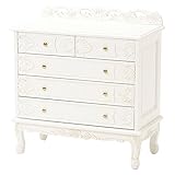 【送料無料】　【収納家具】ヴィオレッタシリーズ　ワイドチェスト　RCH-1232AW