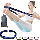 fogman ストレッチバンド ゴム エクササイズバンド ストレッチチューブ バンド＆収納袋セット (ブルー)