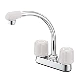 三栄SAN-EIツーバルブ台付混合栓K71D-LH［一般地仕様］