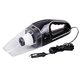 YideaHome 車用掃除機 自動車 乾湿両用 静音操作 強力 120W 12V 5M ロング電源コード 超強吸引力 騒音防止設計