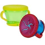 NUBY SnackKeeper　こぼれないお菓子入れ　❤ママ自分で食べれた❤　2個セット [並行輸入品]