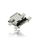Micro usb type b female 5pin socket 4legs smt smd soldering