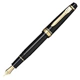 セーラー万年筆 バルカロール万年筆 金 ブラック M（中字） | 文具百貨