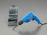 エスコ 無段変速・電気ドリルセット 正逆転付 10mm 240W EA801A-6S