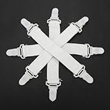 Generic 4X Bed Sheet Grippers Clip Holder Fasteners Set Elastic