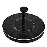 Soledi ソーラー噴水 庭噴水用 ソーラーポンプ ソーラーパネル 省エネ 噴水高度110ｃｍまで