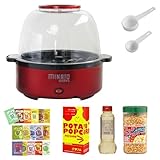 ミナトワークス ポップコーンメーカー POP-601 (レッド)＋夢フルフレーバー＋ポップコーン豆＋油＋袋付