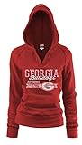 NCAA Georgia BulldogsジュニアラグビーDeepカレッジロゴフリースパーカー M ホワイト