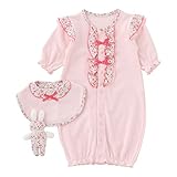 (チャックル) chuckle *スウィートガール*小花柄新生児ウェアギフトセット ピンク 50-60cm P0576-00-20