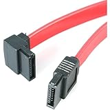 StarTech.com シリアルATAケーブル 30cm 片側上向きL型タイプ SATA (7ピン) メス/ SATA (7ピン) メス SATA12LA1