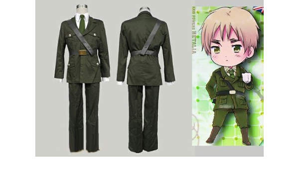 Amazon コスプレ衣装 Axis Powers ヘタリア イギリス軍服 コスプレ 仮装 通販